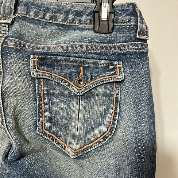 Guess Jeans Stretch Bootcut Denim Mid Rise Size 27 Vintage Y2K Style - Picture 6 of 7